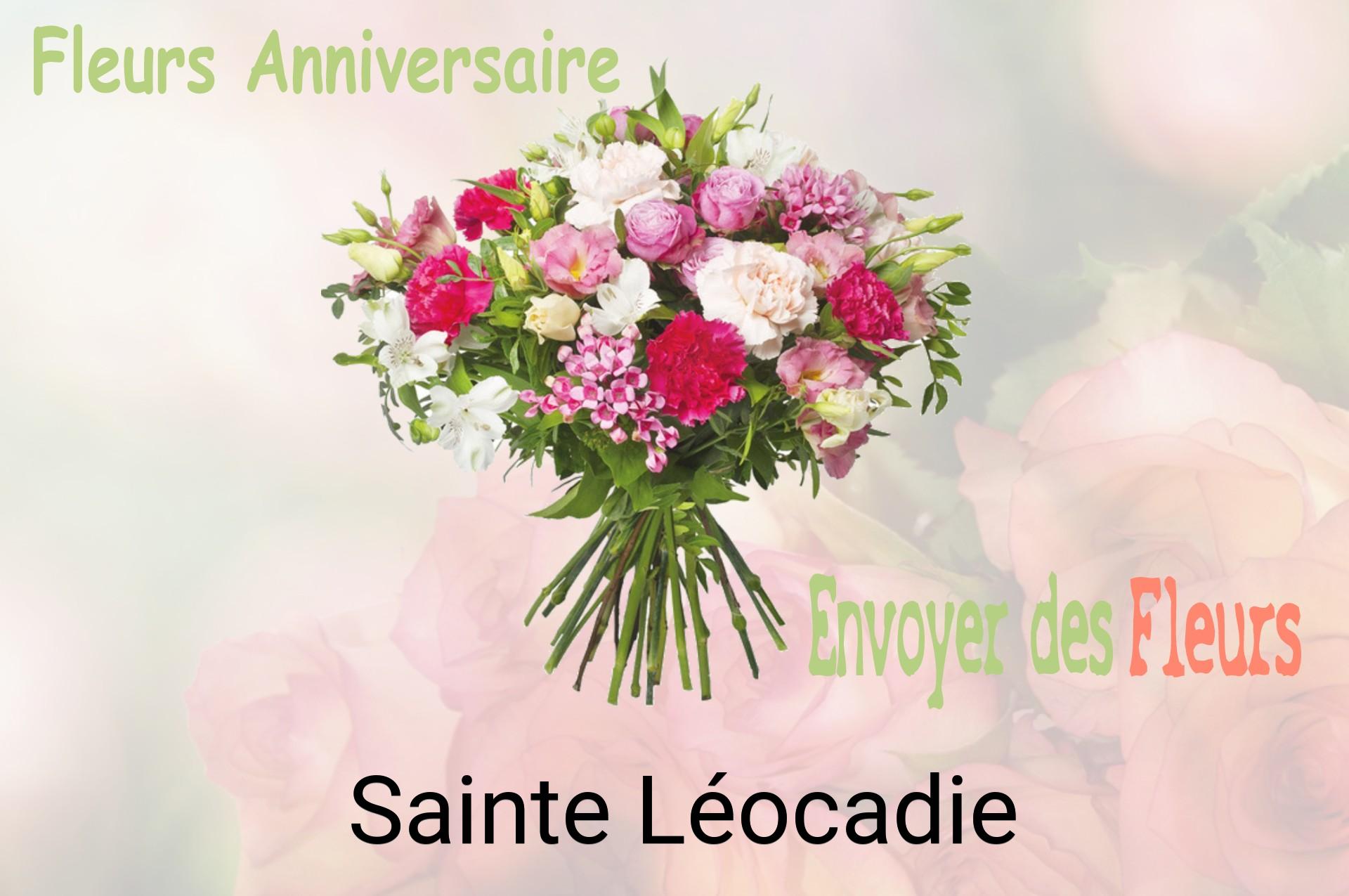 Bouquet de fleurs d’anniversaire livré à Sainte-Léocadie