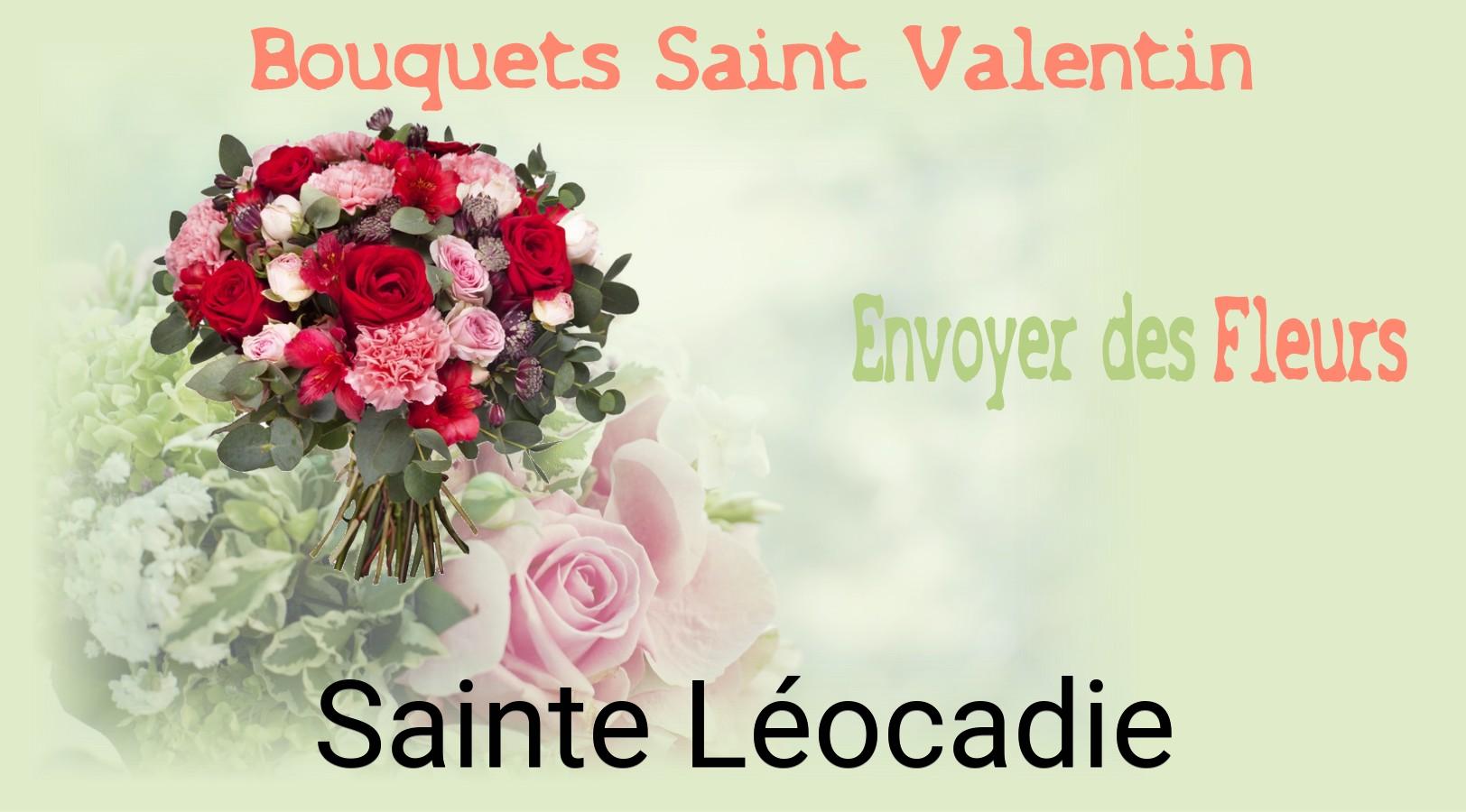 Roses de Saint-Valentin livrées à Sainte-Léocadie